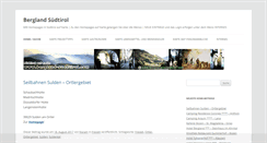 Desktop Screenshot of bergland-suedtirol.com