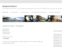 Tablet Screenshot of bergland-suedtirol.com